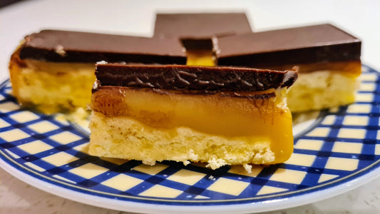 Gluten Free Vegan Caramel Slice