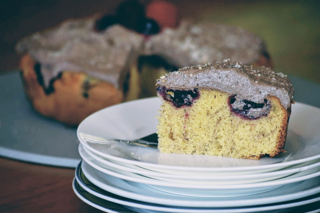 Hazelnut Torte With Berries And Chocolate Hazelnut Frosting